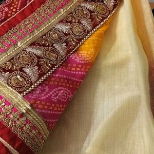 Colour Ful Bandani Saree