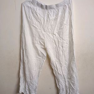 Almost New White Palazzo Pant