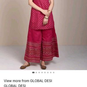 Global Desi Kurta With Palazzo