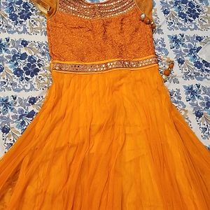 Beautiful orange Ethinic Dress