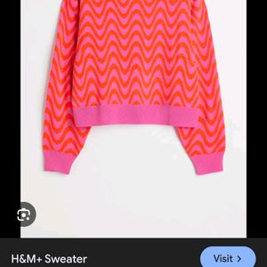 Soft Jacquard Knit Sweater