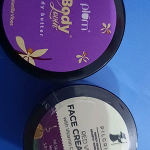 Pilgrim Face cream & Plum Body Butter