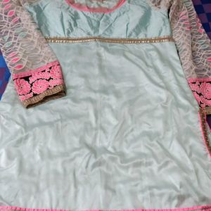 Kurta With Patiyala Salwar Dupatta