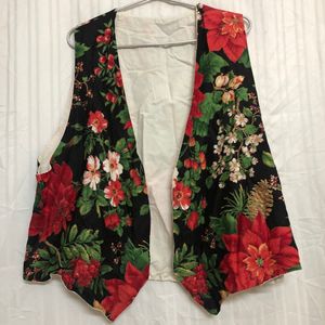 Multi Colour Floral Printed Vest