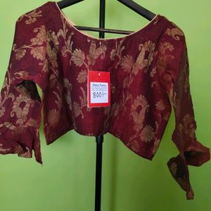 Cotton Linen  Blouse, New With Tag