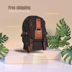 Brown Aesthetic Heavy Backpack/ School/College Bag