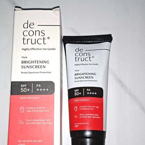 Deconstruct Brightening Fluid Sunscreen