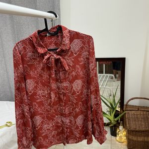 Rustic Maroon/mauve Shade Shirt