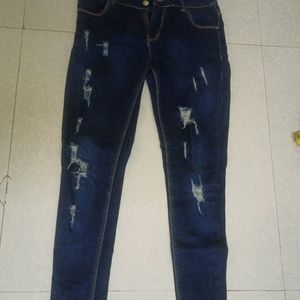 Combo Of Navy Blue Jeans With Different Pattern