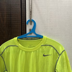 Nike Pro Neon Yellow Combat Tshirt