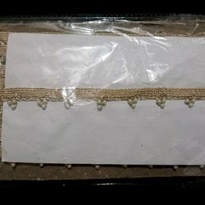 9 Meter Gold Pearl Lace