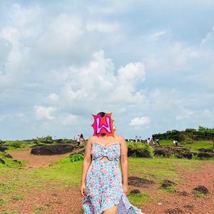 Floral Print Off- Shoulder Maxi Dress