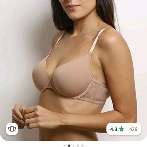 Zivame Nude Underwired Lightly Padded Tshirt Bra