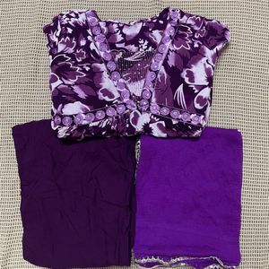 Purple Naira/Alia Cut Suit