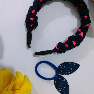 Hairband With Rubber Band