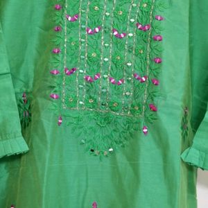 Designer Mirror Work Kurti