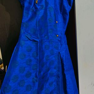 Party Wear Blue Kurta