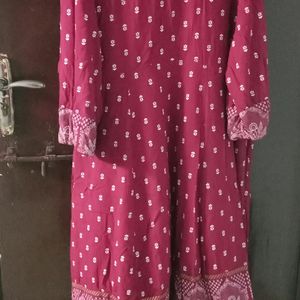 Kurti Aline And Pant With Dupatta