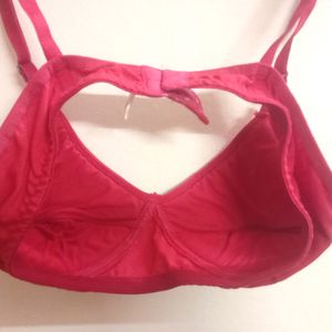 Red Padded Bra