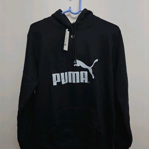 PUMA MENS BLACK HOODIE (Size M)