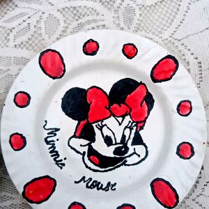 Mickey And Minnie Mouse Crockey Plates