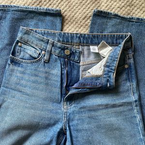 H&M Loose Straight High Waist Denim