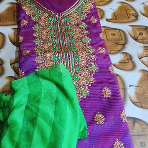 Suit With Dupatta And Bottom