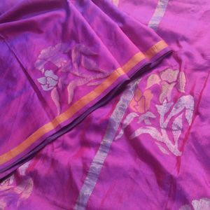 Purple Soft Silk Saree