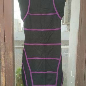 Black & Purple Color Dress