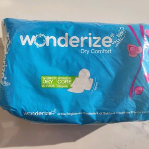 WONDERIZE DRY COMFORT PADS PACK OF 20