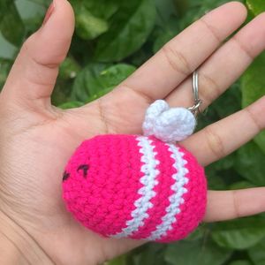 Crochet Bee Keychain❤️🎀