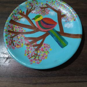 Terracotta Wall Decor Painted Plates