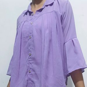 Lavender Korean Shirt