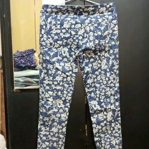 H&M Floral Jeans