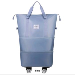 Wheel Folding Bag Inported Waterproof For Unisex🧿