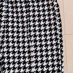 Shein Black Dogtooth Pant