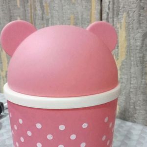 New Cute Dustbin And Paper Soap