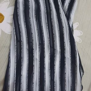 Black & White Stripes Top