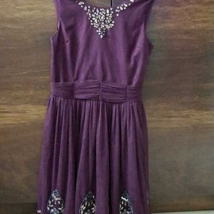 A Beautiful Purple Dress