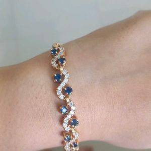 Blue Ad Stone Bracelet