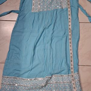 Light Blue Kurti