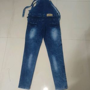 Denim Dungree For Women...Waist Size 32 and Length 40