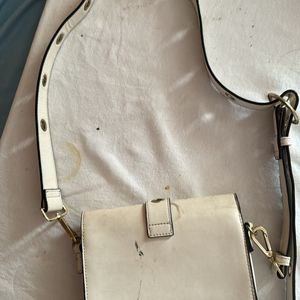 Forever21 Crossbody Off White Bag