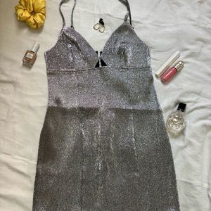 H&M Silver Party Dress