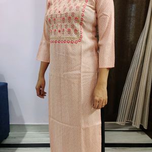 Embroidered Kurta