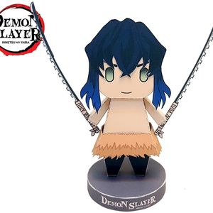 Anime Demon Slayer Inosuke Chibi Figurine(Paper)