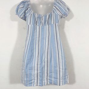 Forever 21 Light Blue Stripped Dress