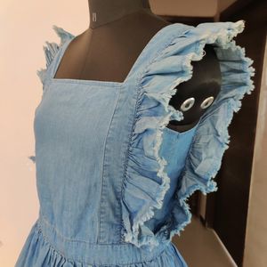 Cotton Denim Top