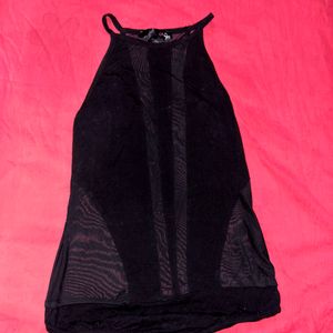 Black See Through Bodysuit