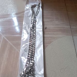 Neck Chain Jwellery - Silver Color